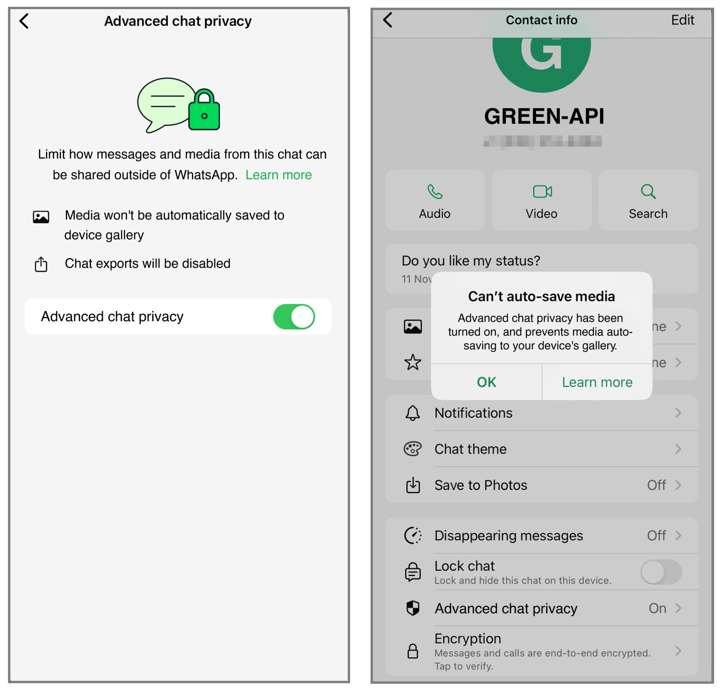 New features in WA viev