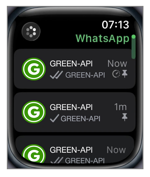 WhatsApp and Apple Watch 2