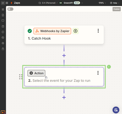 ΠΠ·ΠΎΠ±ΡΠ°ΠΆΠ΅Π½ΠΈΠ΅ Ρ Π½Π°ΠΆΠ°ΡΠΈΠ΅ΠΌ Π½Π° Π±Π»ΠΎΠΊ action