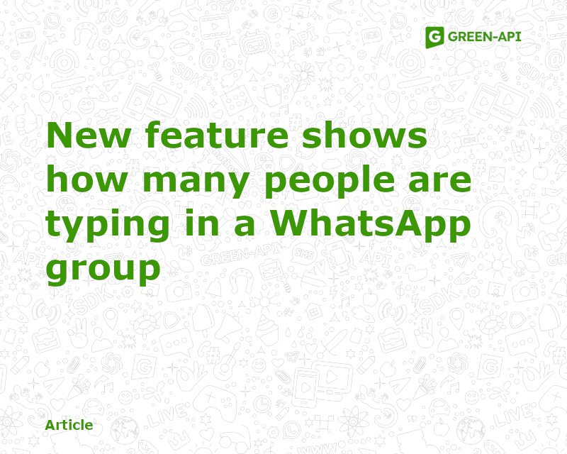 New group chat features in WA