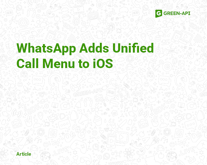 New calls features in WA