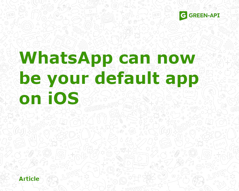 Default app WA 1