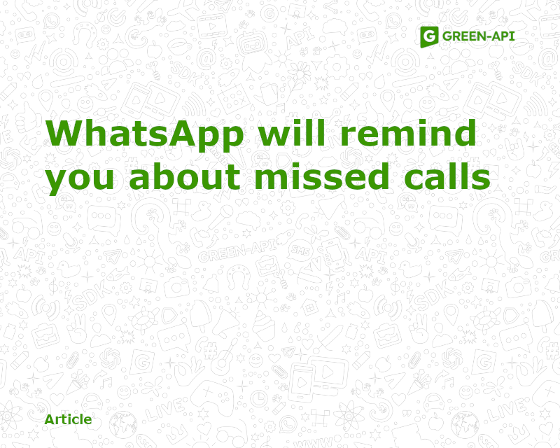 New calls features in WA