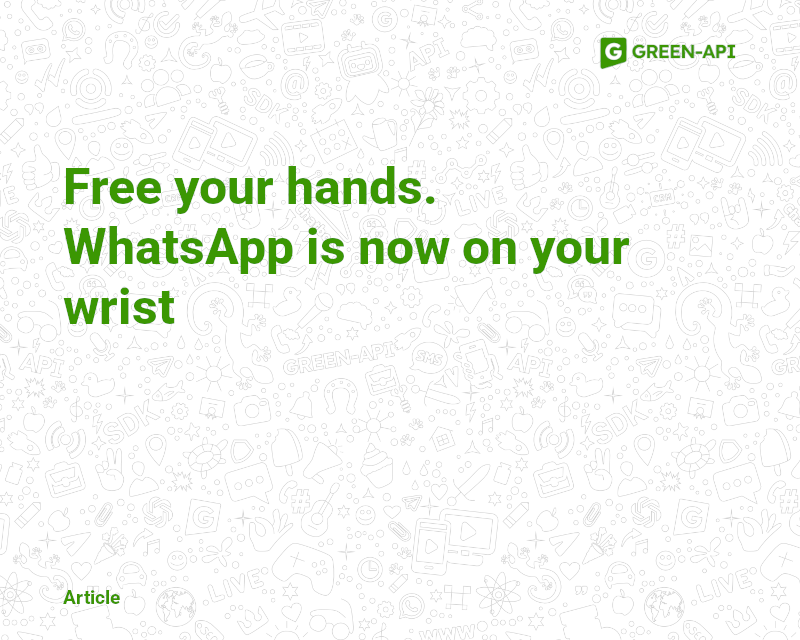 WhatsApp and Apple Watch 1