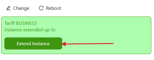 Pay for instance from balance