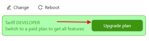 Pay for instance from balance