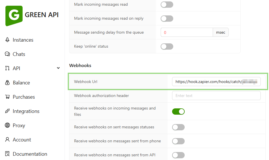 Image. Add link on the instance page